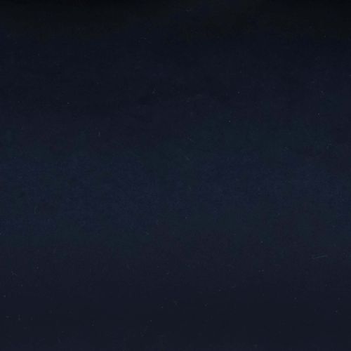 Pouf Fauteuil Natalia Avec Repose-pied Rond Icon Velours Bleu Minuit 100 X 88cm