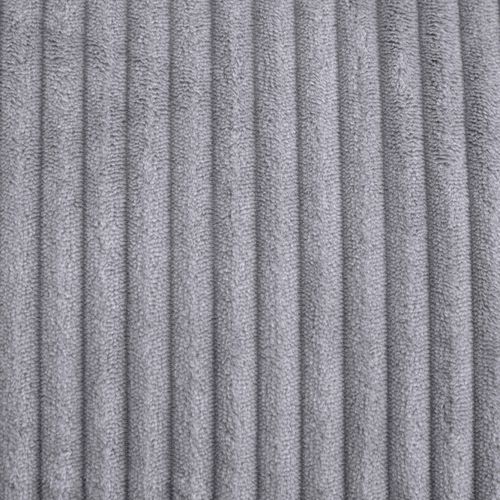 Ensemble Canapé Poufs Zen 3 Pièces : Angle, Fauteuil Et Repose-pieds Gris