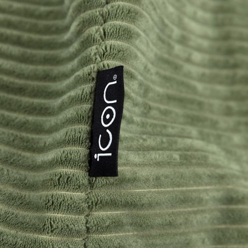 Poire Enfant Dalton Inclinable Velours Côtelé Vert Sauge, 69x65x59cm