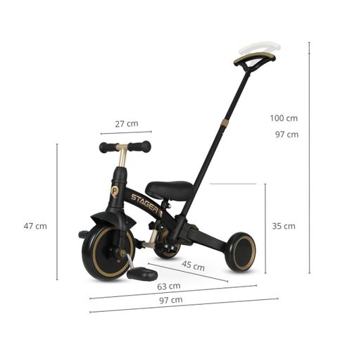 Tricycle  Stager 3-en-1 Platinium