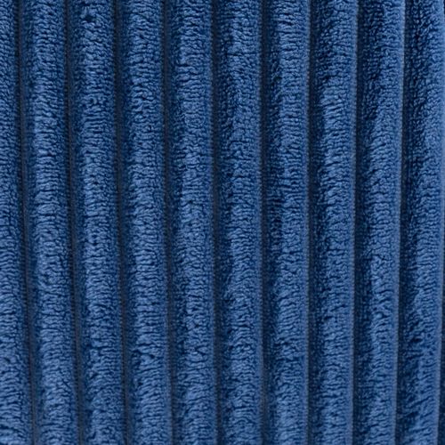 Poire Enfant Dalton Inclinable Velours Côtelé Bleu Jeans, 69x65x59cm