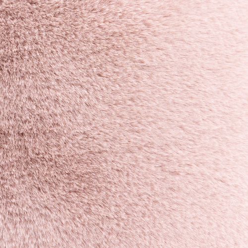 Pouf Poire Large Enfant Kingston Imitation Fourrure Luxueuse De Lapin, Rose 80x80x45cm