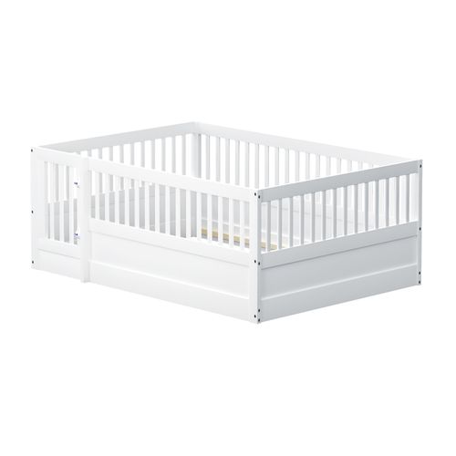 Parc Bébé 140 X 200cm Avec 1 Porte Blanc