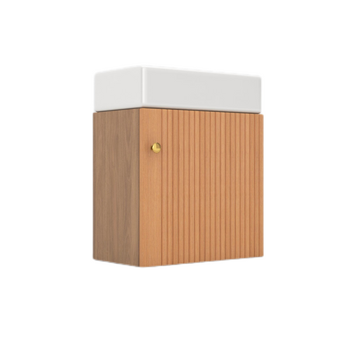 Meuble Vasque Avec 1 Porte Marron