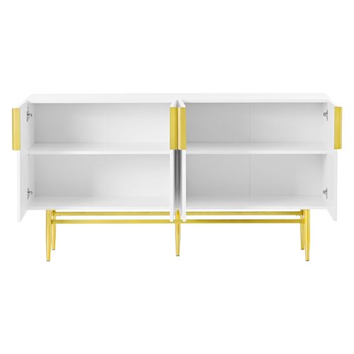 Buffet Avec 4 Portes Blanc