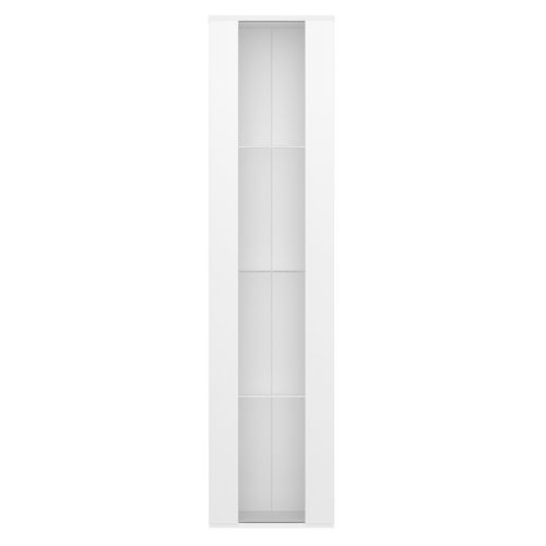 Vitrine 1 Porte Avec LED Blanc