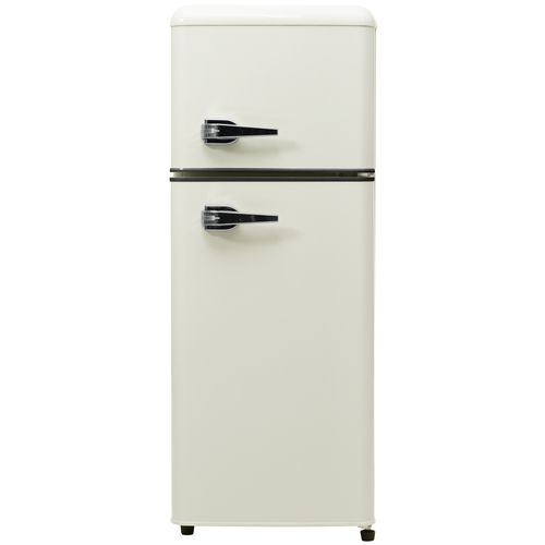 Réfrigérateur Congélateur 2 Portes Vintage 92 L, Blanc