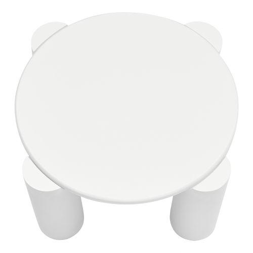 Table Basse-table Basse Moderne à 4 Pieds Robustes-idéale Pour Les Salons-blanc