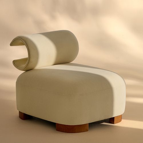 Fauteuil Fixe - 79×69×64cm - Beige