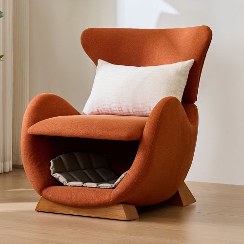 Fauteuil - 66×69×76cm - Rouge Brique
