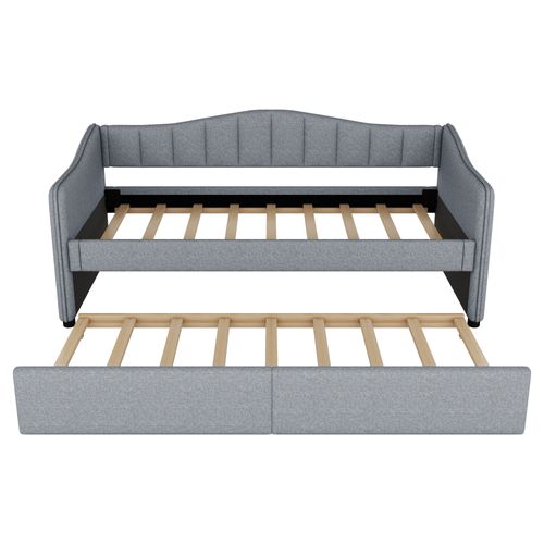 Lit Gigogne 90 X 200 Cm - Gris