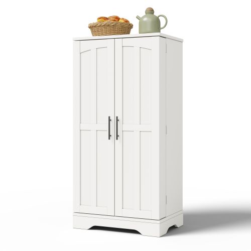 Meuble De Cuisine 120x60x 40cm-avec Éclairage LED-meuble De Rangement Cuisine-blanc