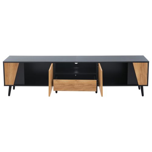 Meuble TV 180cm-meubles De Salon-tv 75 Pouces-en Bois Massif