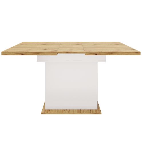 Table à Manger Extensible-table De Cuisine Gain De Place-pour 4 à 6 Personnes- Blanc