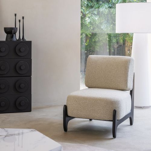 Fauteuil Fixe - blanc Et Noir