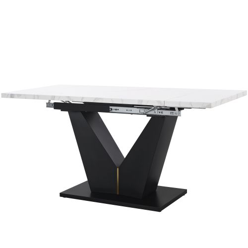 Table Extensible-gain De Place-large Surface De Travail-adaptée Au Bureau Et Au Salon-gris