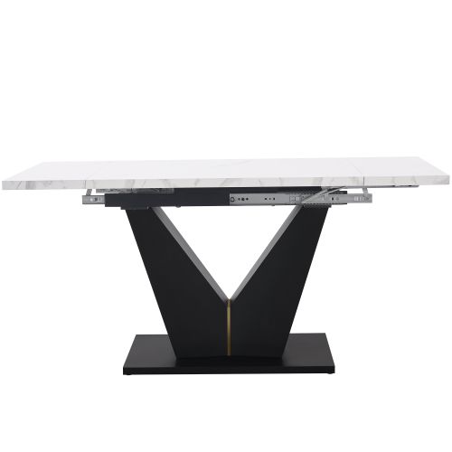 Table Extensible-gain De Place-large Surface De Travail-adaptée Au Bureau Et Au Salon-gris