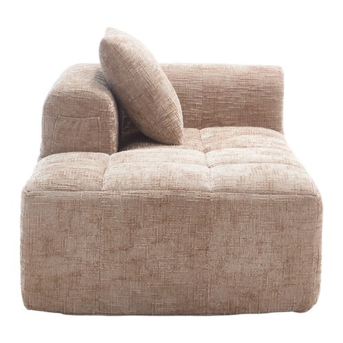 Méridienne 1 Place Avec 1 Coussin Et 1 Poche Latérale Kaki