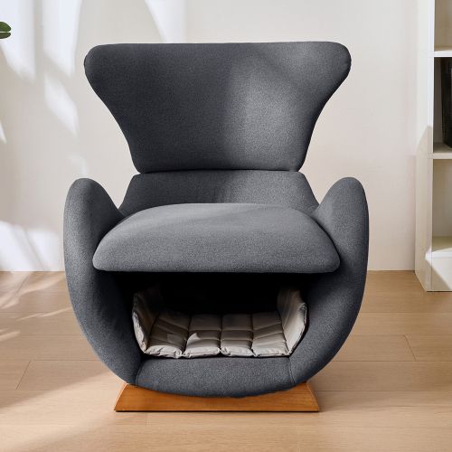 Fauteuil De Relaxation-canapé Simple-fauteuil Adapté Aux Animaux De Compagnie-gris
