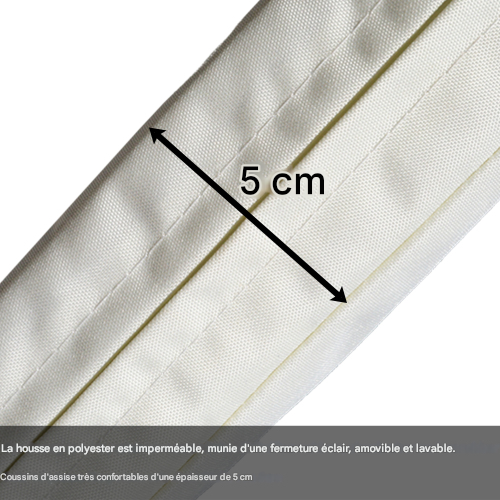 Ensemble Meuble De Jardin-avec Coussins D'assise Et De Dossier-résistant Aux Uv-noir