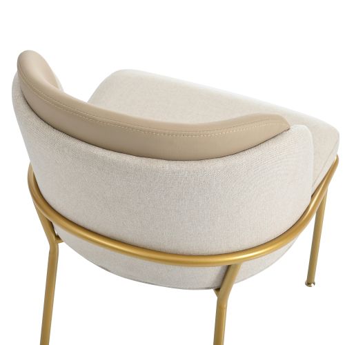 4 Chaise De Salle à Manger Modernes à Pieds Inclinés Et Réglables- En Pvc-charge 150 Kg-kaki