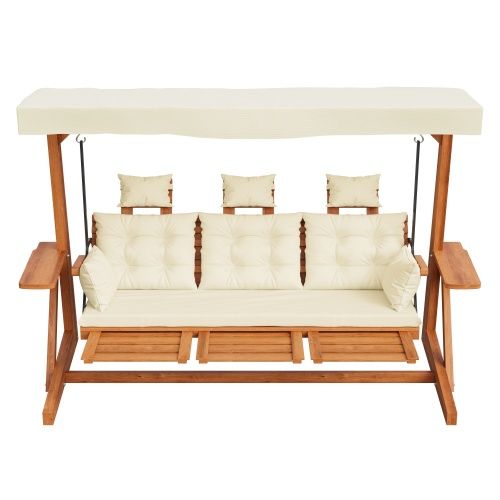 Balancelle De Jardin Robuste - coussins Et Oreillers Décoratifs - pour Jardin/terrasse