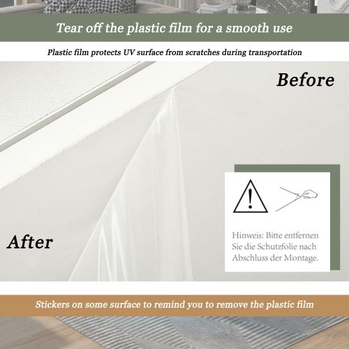 Table Basse Carrée-avec Plateau Pivotant à 360°-led-blanche Laquée Brillante