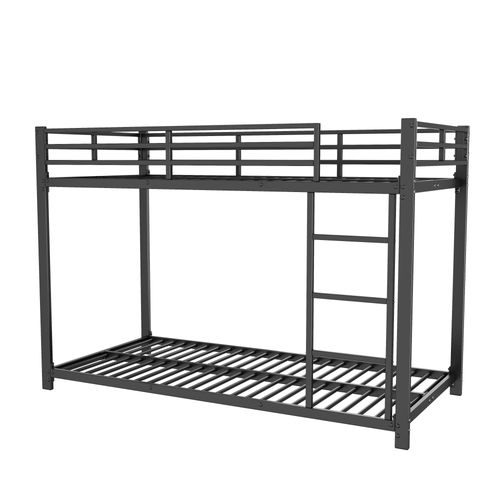 Lit Enfant Superposé 90 X 200cm Noir