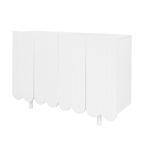 Buffet Avec 4 Portes Blanc