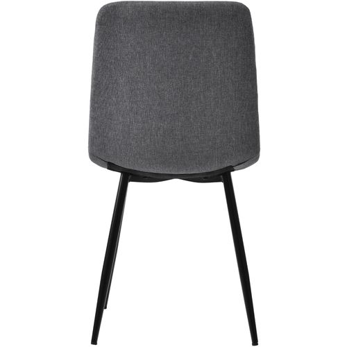 Chaise Lin Gris 4 Lot De 44 X 46 X 86 Cm