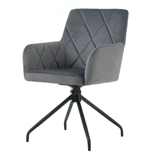 Lot De 2 Chaises Avec Pieds En Métal Et Rotation à 360°