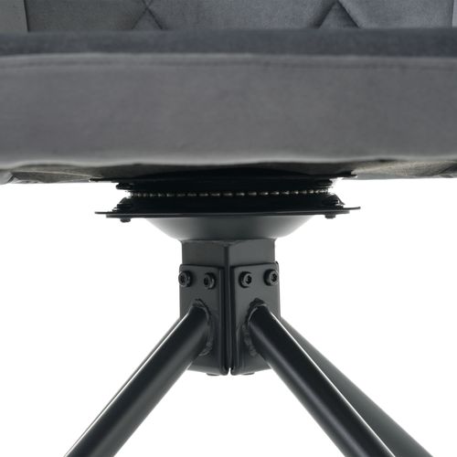 Lot De 2 Chaises Avec Pieds En Métal Et Rotation à 360°