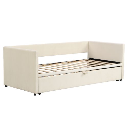 Lit Gigogne 2 X 90 X 200 Cm Beige