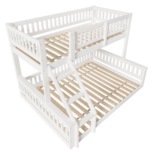 Lit Superposé 140x200cm+90x200cm Blanc