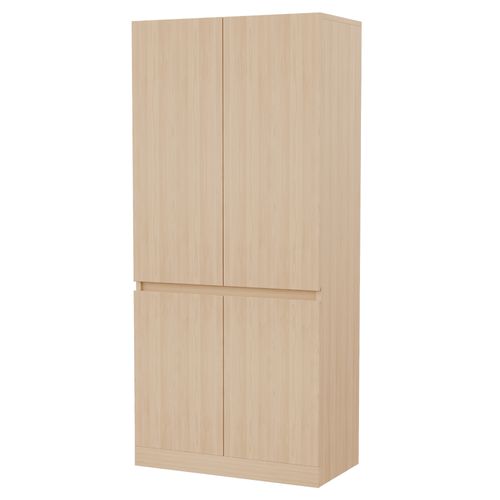 Armoire Avec 4 Portes Imitation Chêne