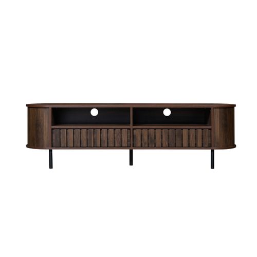 Meuble TV L.160cm Avec 2 Tiroirs Et 2 Niches