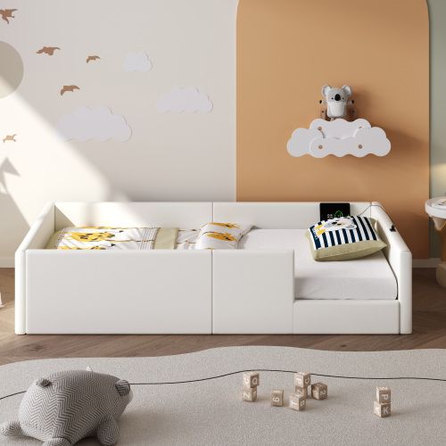 Lit Enfant 90x200 Cm - Blanc