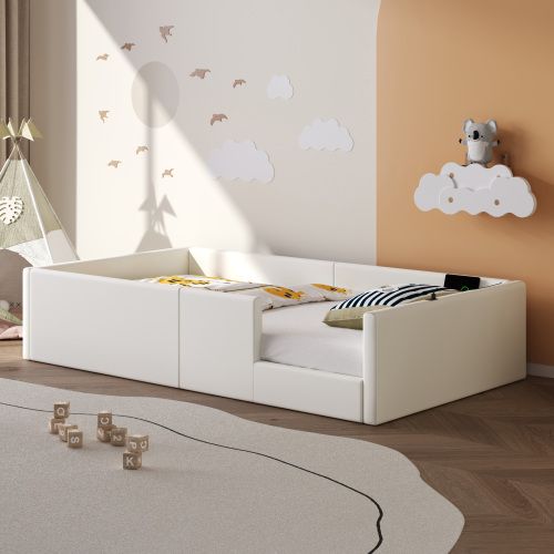 Lit Enfant 90x200 Cm - Blanc