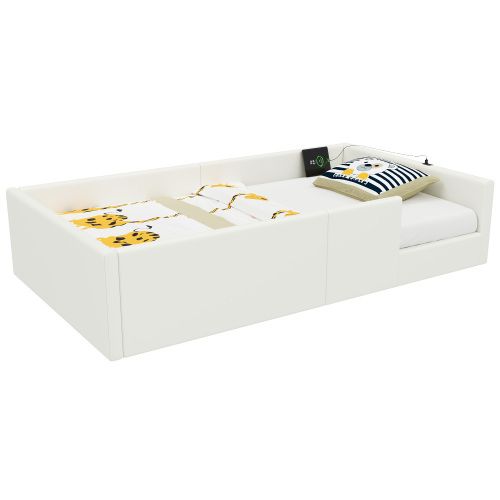 Lit Enfant 90x200 Cm - Blanc