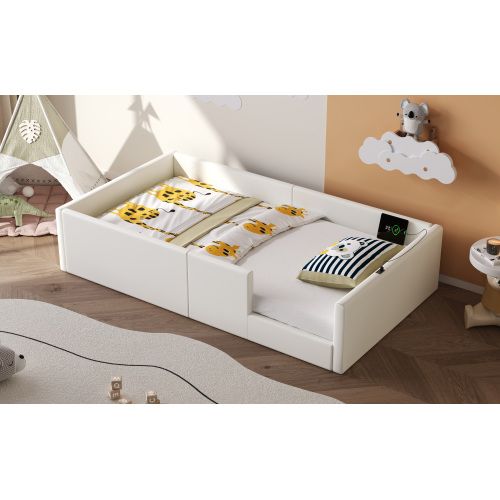 Lit Enfant 90x200 Cm - Blanc