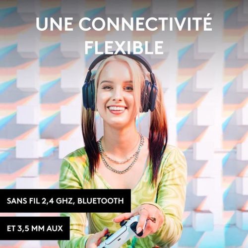 Casque Gamer - Sans Fil - Logitech G - A30 - Ps, PC, Mobile - Bleu Marine