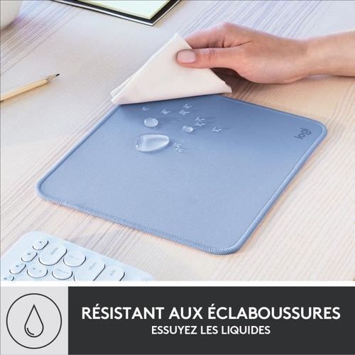 Tapis De Souris - Série Studio - Glissement Facile - Bleu Gris