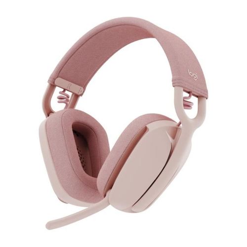 Casque PC Logitech Zone Vibe 100 Casque D''ecoute Leger Sans Fil Avec Micro Anti-bruit - Rose