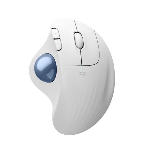 Souris Ergonomique - Sans Fil - Ergo M575s - Blanc