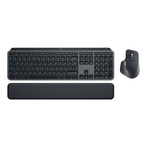 Ensemble Clavier Souris - Sans Fil - Mx Keys S - Azerty - Rétroéclairé - Graphite