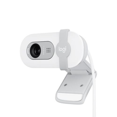 Webcam - Full HD 1080p - Brio 100 - Microphone Intégré - Blanc