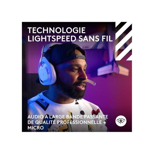 Casque Gamer Sans Fil - G - Astro A50 Lightspeed Pro-g Graphene - Xbox, Ps5, Switch, PC/mac - Blanc