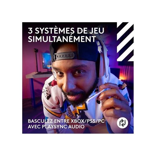 Casque Gamer Sans Fil - G - Astro A50 Lightspeed Pro-g Graphene - Xbox, Ps5, Switch, PC/mac - Blanc