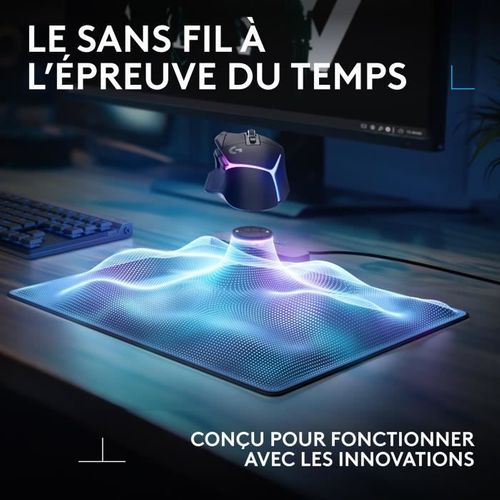 Tapis De Souris - Systeme De Charge Sans Fil - Powerplay 2 - Noir