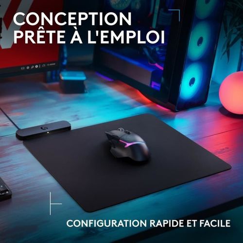 Tapis De Souris - Systeme De Charge Sans Fil - Powerplay 2 - Noir